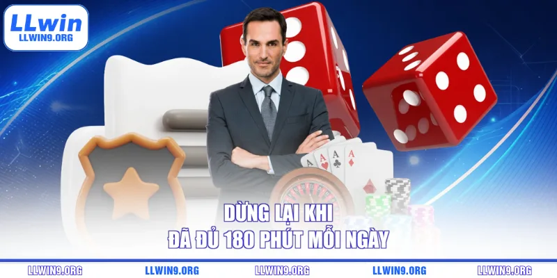Dừng lại khi đã đủ 180 phút mỗi ngày